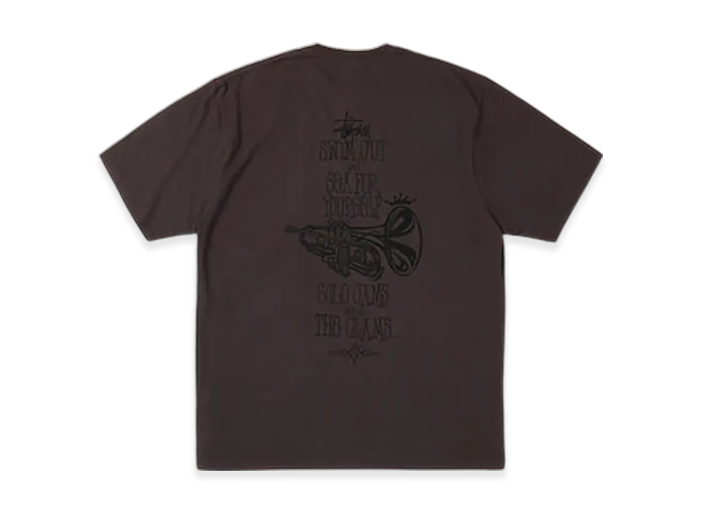 Stussy Swim Out Tee Pigment Dyed "Faded Black"