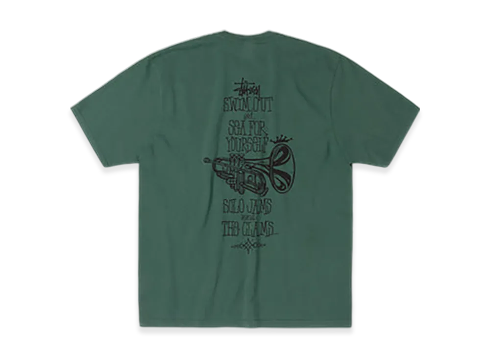 Stussy Swim Out Tee Pigment Dyed "Pine"
