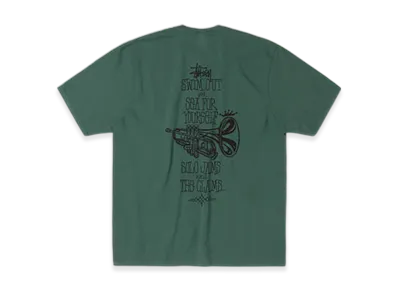 Stussy Swim Out Tee Pigment Dyed "Pine"