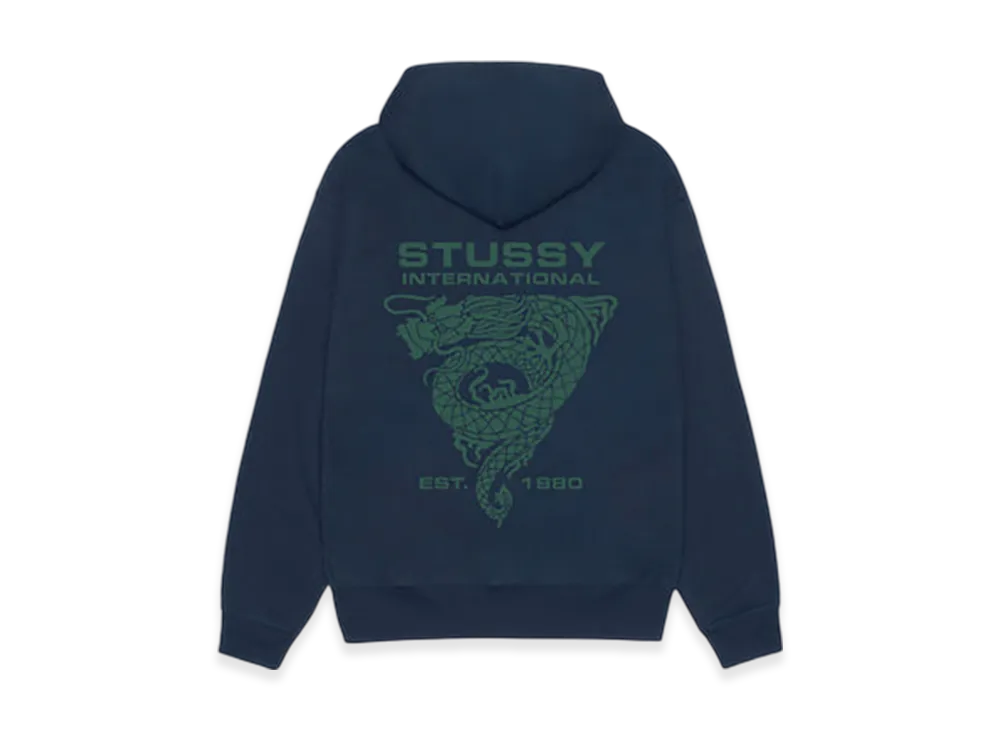 Stussy Dragon Hoodie "Navy"