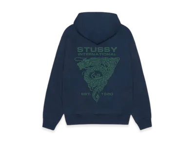 Stussy Dragon Hoodie "Navy"