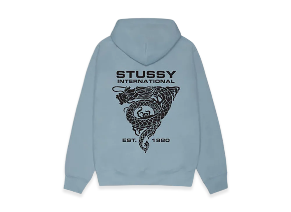 Stussy Dragon Hoodie "Slate"