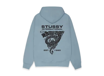 Stussy Dragon Hoodie "Slate"