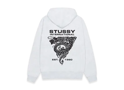 Stussy Dragon Hoodie "Ash Heather"