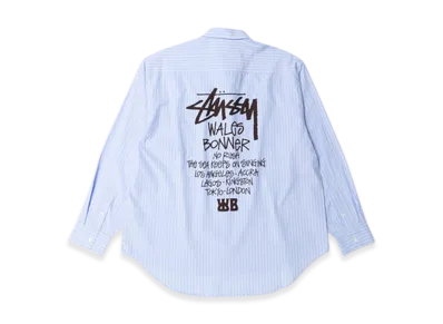 トップス Stussy Wales Bonner Poplin Shirt Stripe Stussy x Wales トップス Stussy Wales Bonner Poplin Shirt Stripe Stussy x Wales