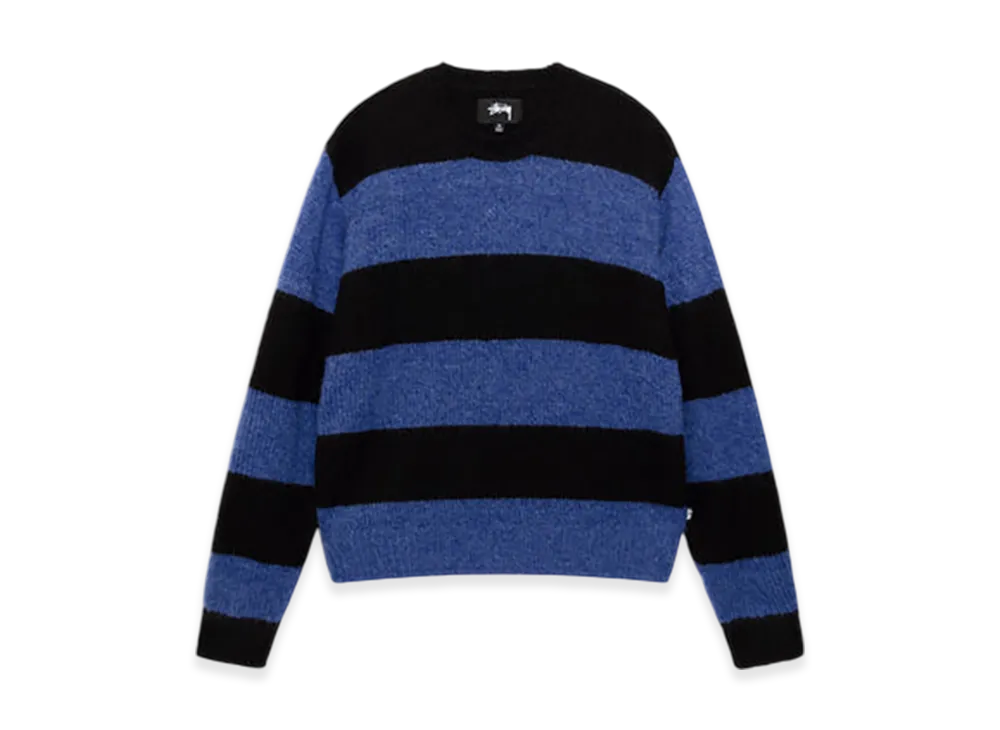 Stussy Big Stripe Crew "Blue"
