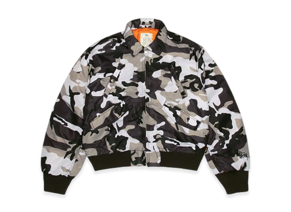 Stussy Flight Bomber "Snow Camo"