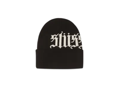 Stussy Cuff Beanie Old English "Black"