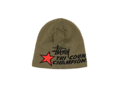 Stussy Skullcap Tri County "Army Green"
