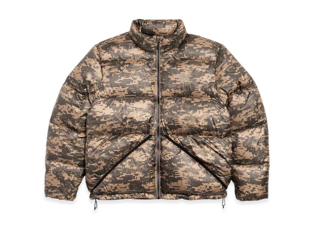 Stussy Micro Ripstop Down Jacket "Digi Camo"