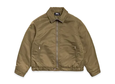 Stussy Pile Lined Zip Jacket "Olive"