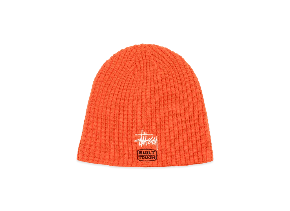 Stussy Waffle Skullcap Built Tough "Orange"