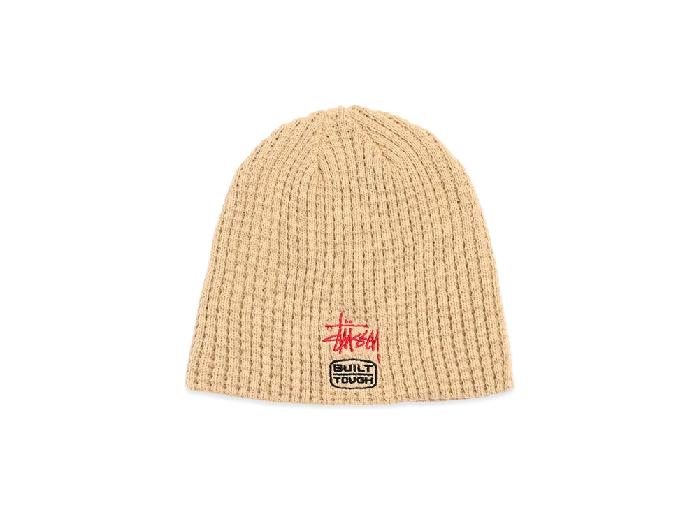 Stussy Waffle Skullcap Built Tough "Sand"