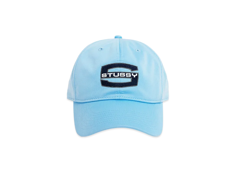 Stussy Mid-Depth Large S Snapback "Sky Blue"