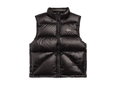 Stussy Micro Ripstop Down Vest "Black"