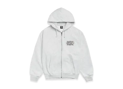 Stussy Champion Oval Zip Hoodie "Ash Heather"