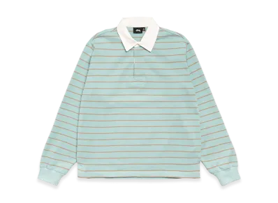 Stussy Striped Rugby Shirt "Blue"