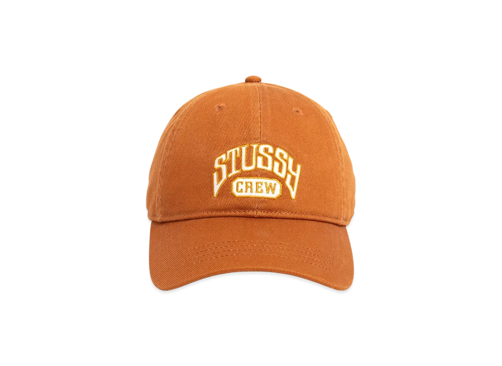 Stussy Low Profile Crew Strapback "Rust"