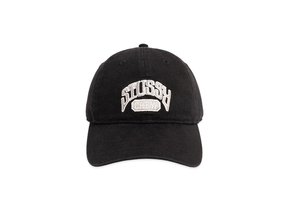 Stussy Low Profile Crew Strapback "Black"
