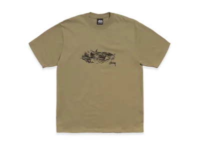 Stussy Fawn Tee "Army"