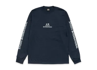 Stussy International Ls Tee "Navy"