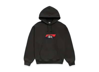Stussy Double Stripe Hoodie "Black"