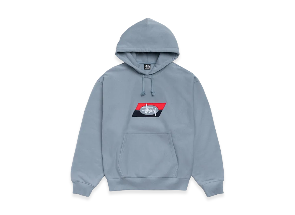 Stussy Double Stripe Hoodie "Slate"