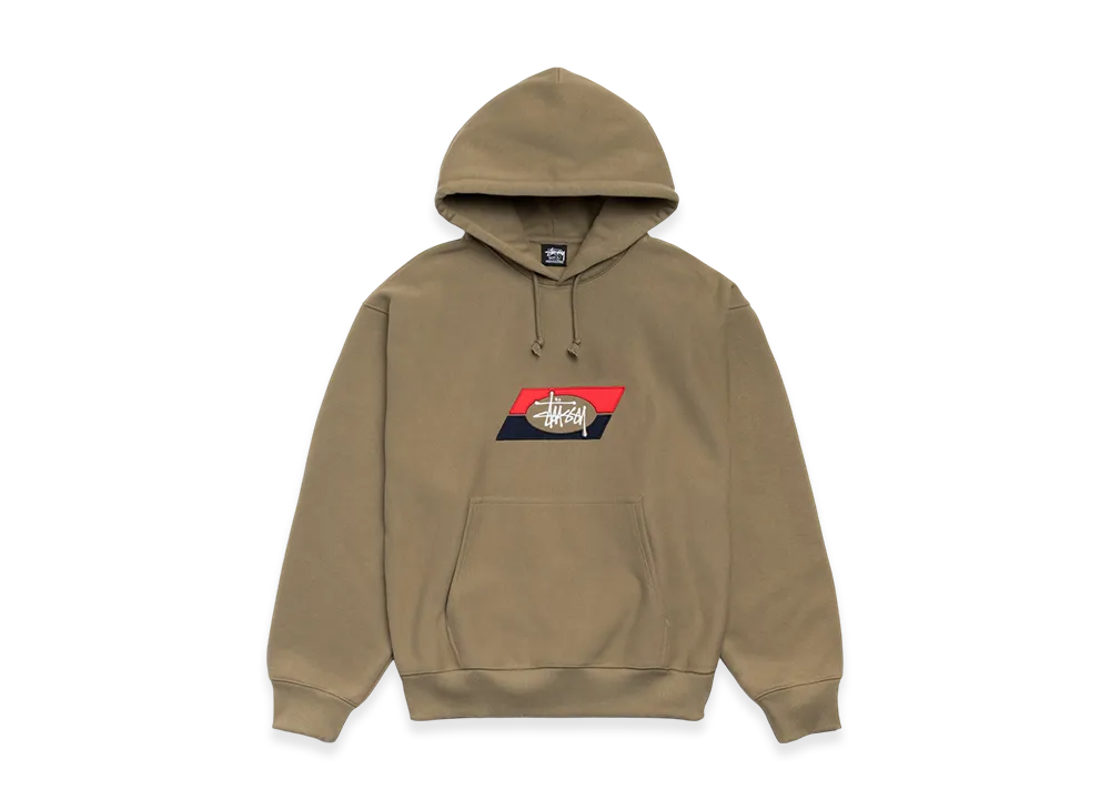 Stussy Double Stripe Hoodie "Army"