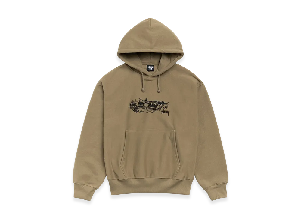 Stussy Fawn Hoodie "Army"