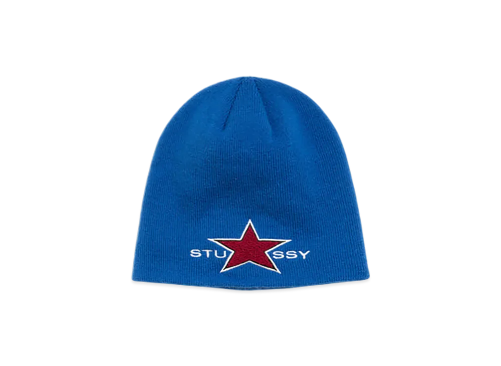 Stussy Skullcap Star Patch "Blue"