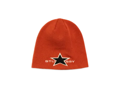 Stussy Skullcap Star Patch "Rust"