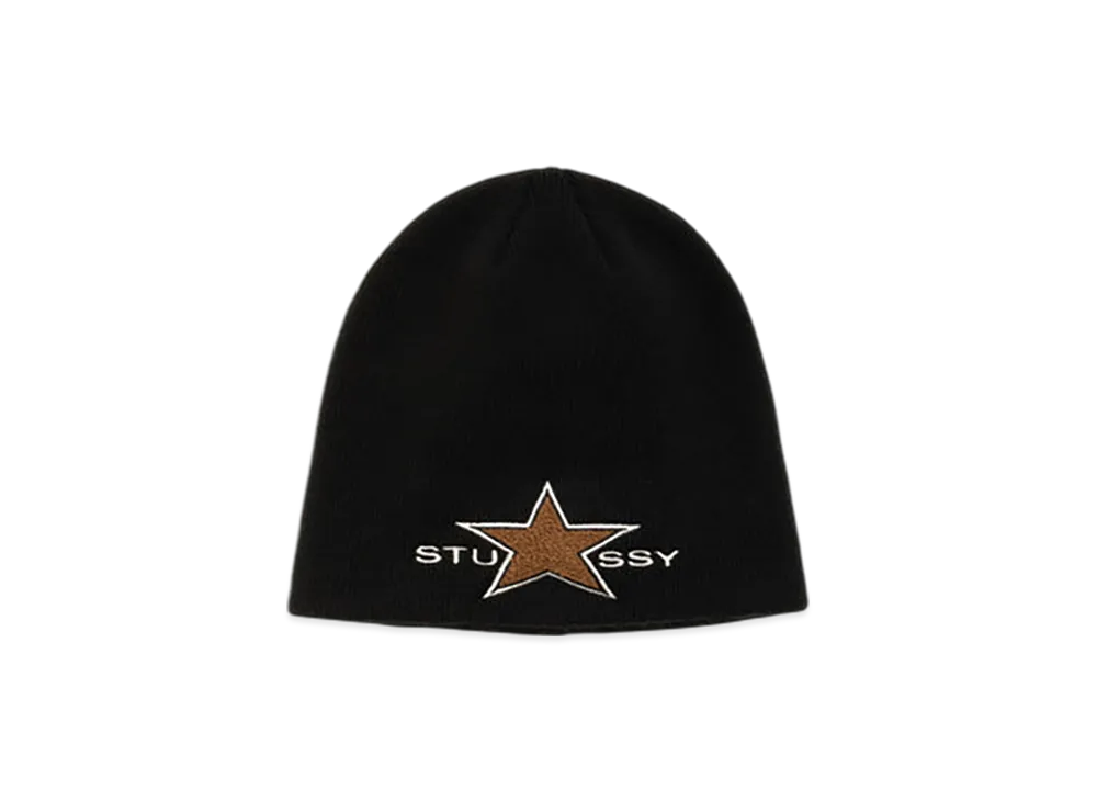 Stussy Skullcap Star Patch "Black"