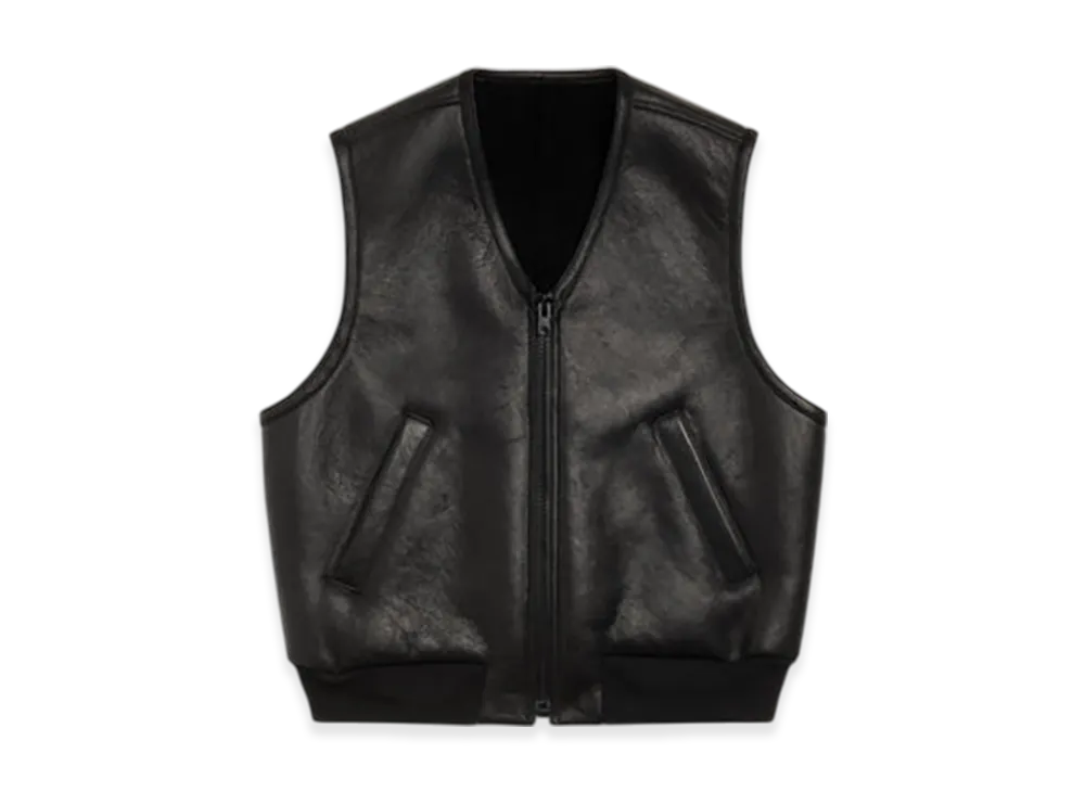 Stussy Shearling Vest "Black"