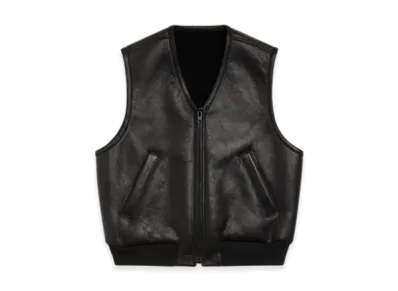 Stussy Shearling Vest "Black"