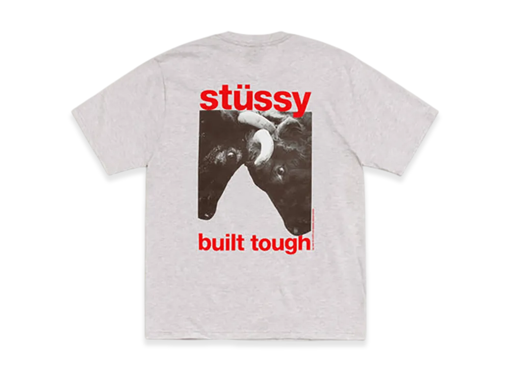 Stussy Built Tough Tee "Ash Heather"