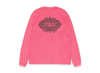 Stussy Mantra Raglan Thermal "Pink"