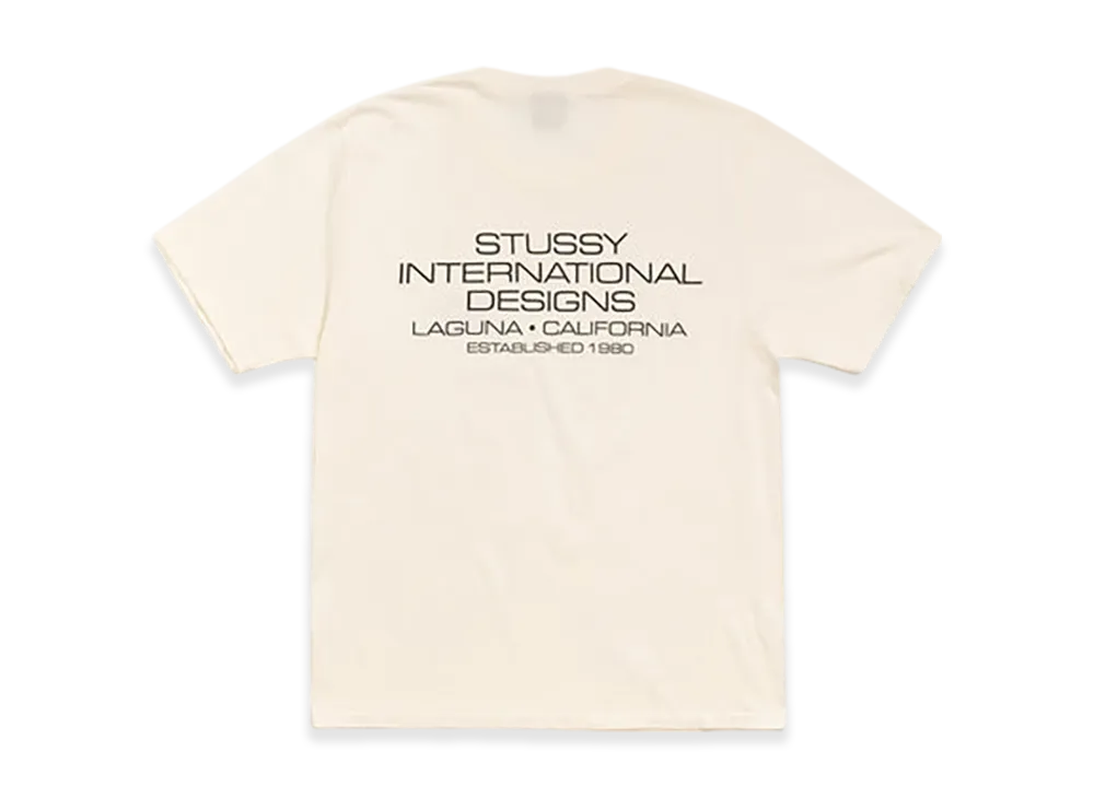 Stussy International Design Tee Pigment Dyed "Natural"