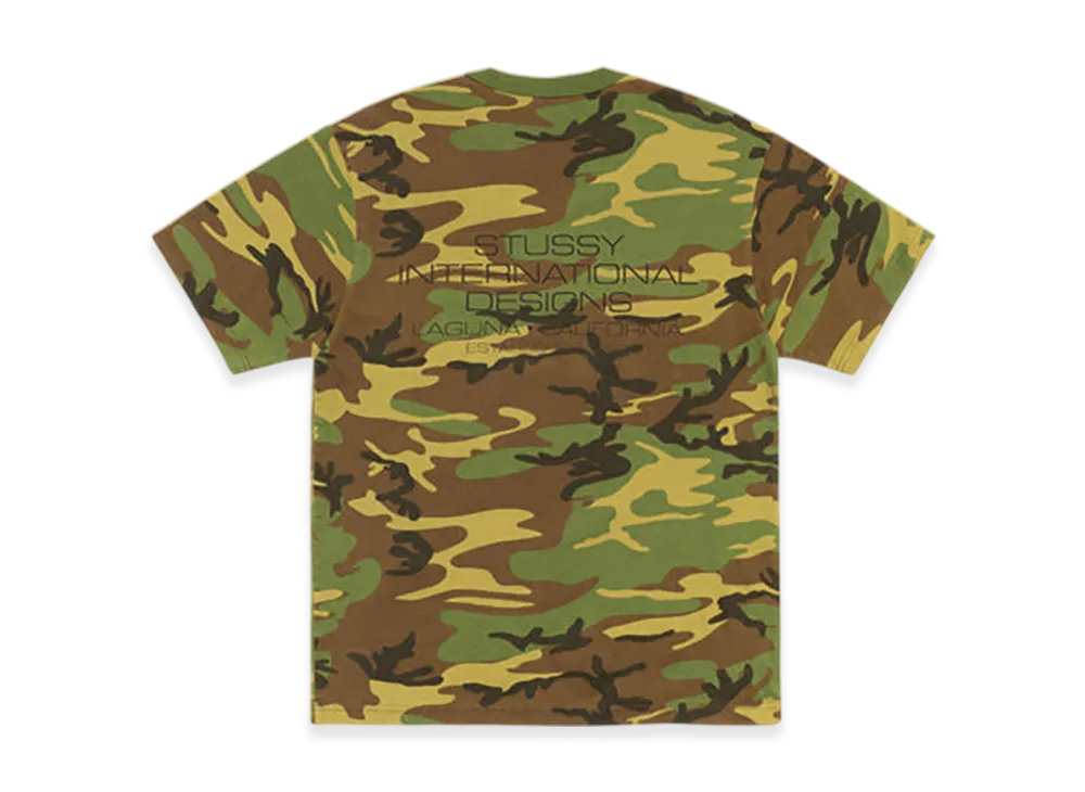 Stussy International Design Tee Pigment Dyed "Camo"