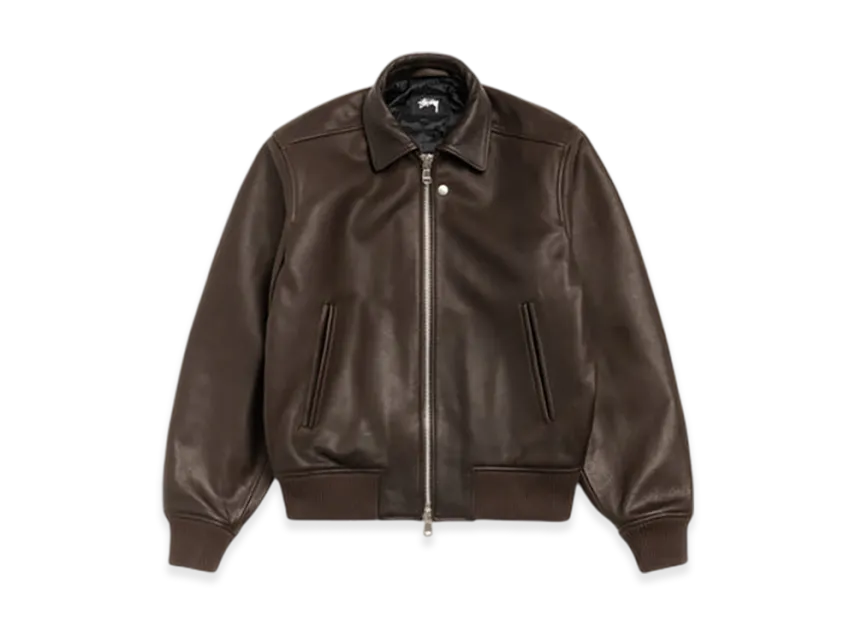 Stussy Leather Flight Jacket Stussy Leather Flight Jacket