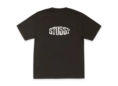 Stussy Tile Oval Tee Pigment Dyed "Faded Black"