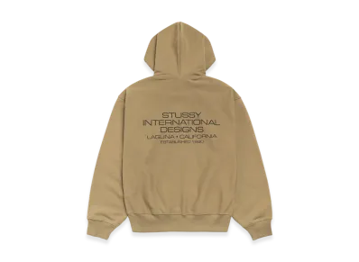 Stussy International Designs Zip Hoodie "Army"