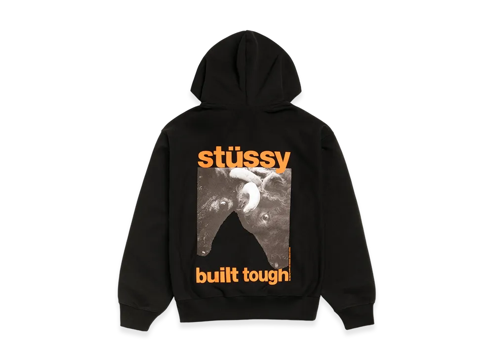 Stussy Built Tough Zip Hoodie "Black"