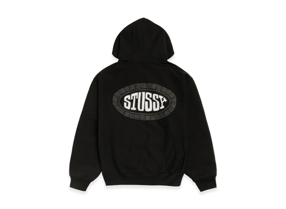 Stussy Tile Oval Hoodie "Black"