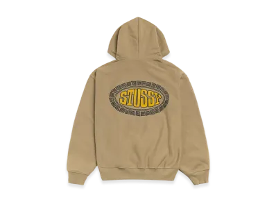 Stussy Tile Oval Hoodie "Army"