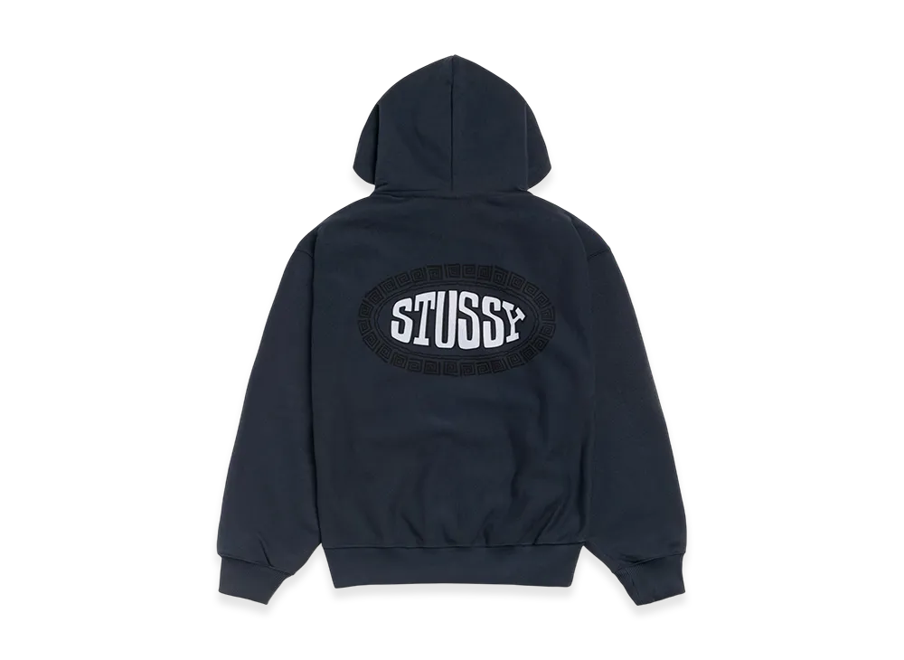 Stussy Tile Oval Hoodie "Navy"
