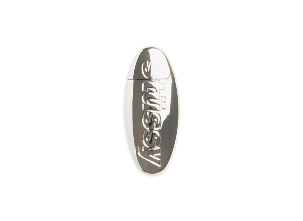 Stussy Metal Pill Lighter Case "Silver"