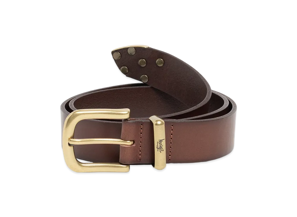 Stussy Metal S Tip Belt "Desert"