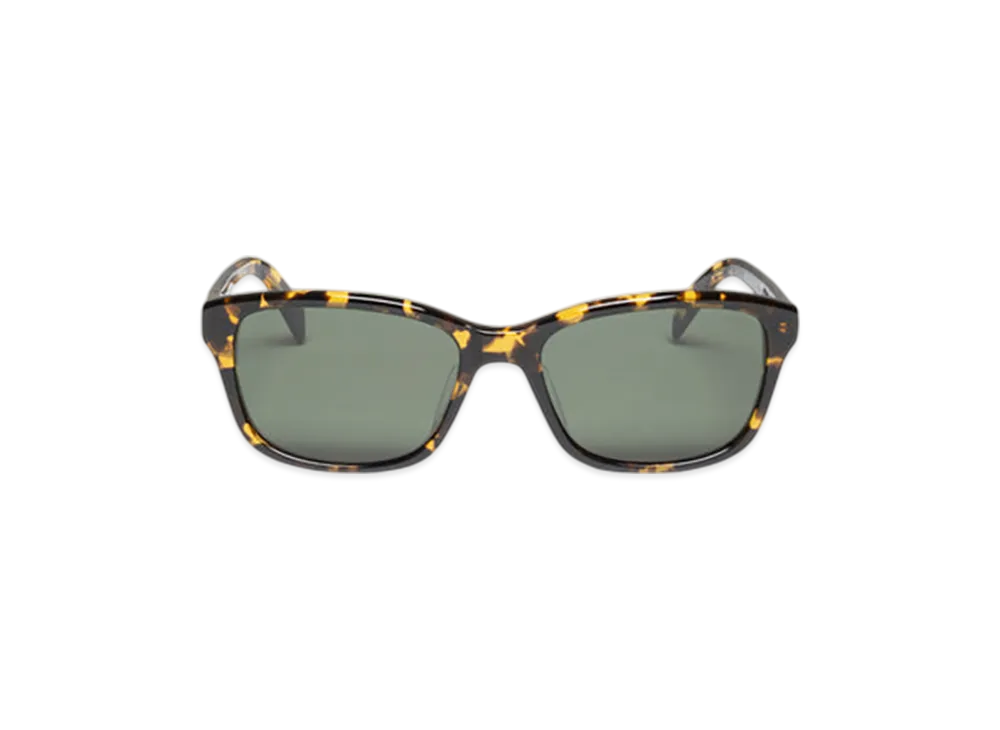 Stussy Alan Sunglasses "Olive Tortoise/Green Lens"