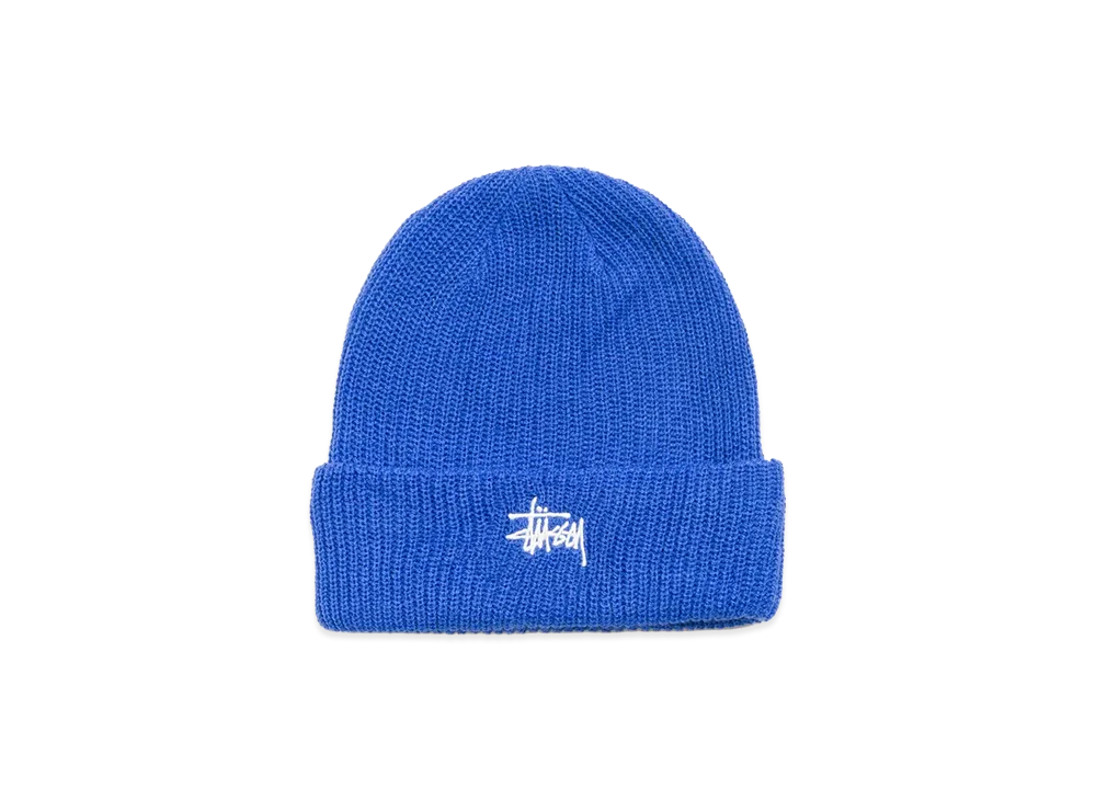 Stussy Basic Stussy Cuff Beanie "True Blue"