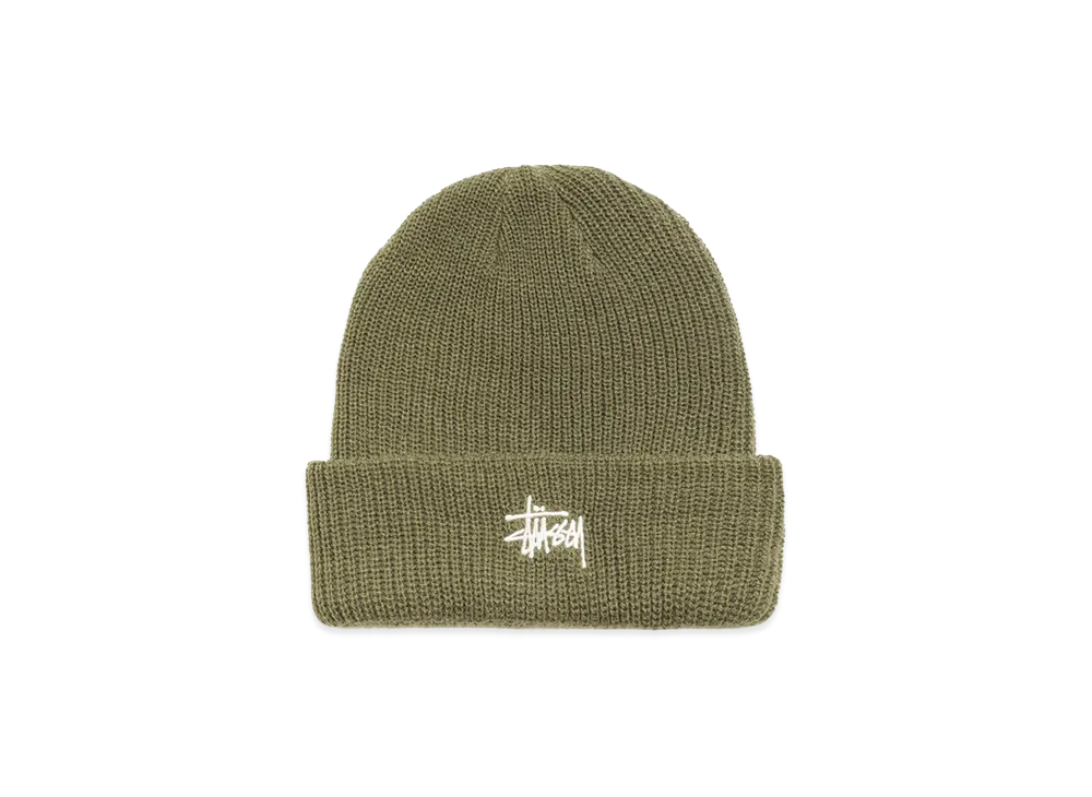 Stussy Basic Stussy Cuff Beanie "Dark Olive"